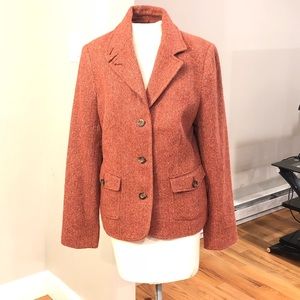 Vintage L.L. BEAN WOOL WOMANS BLAZER SIZE MEDIUM